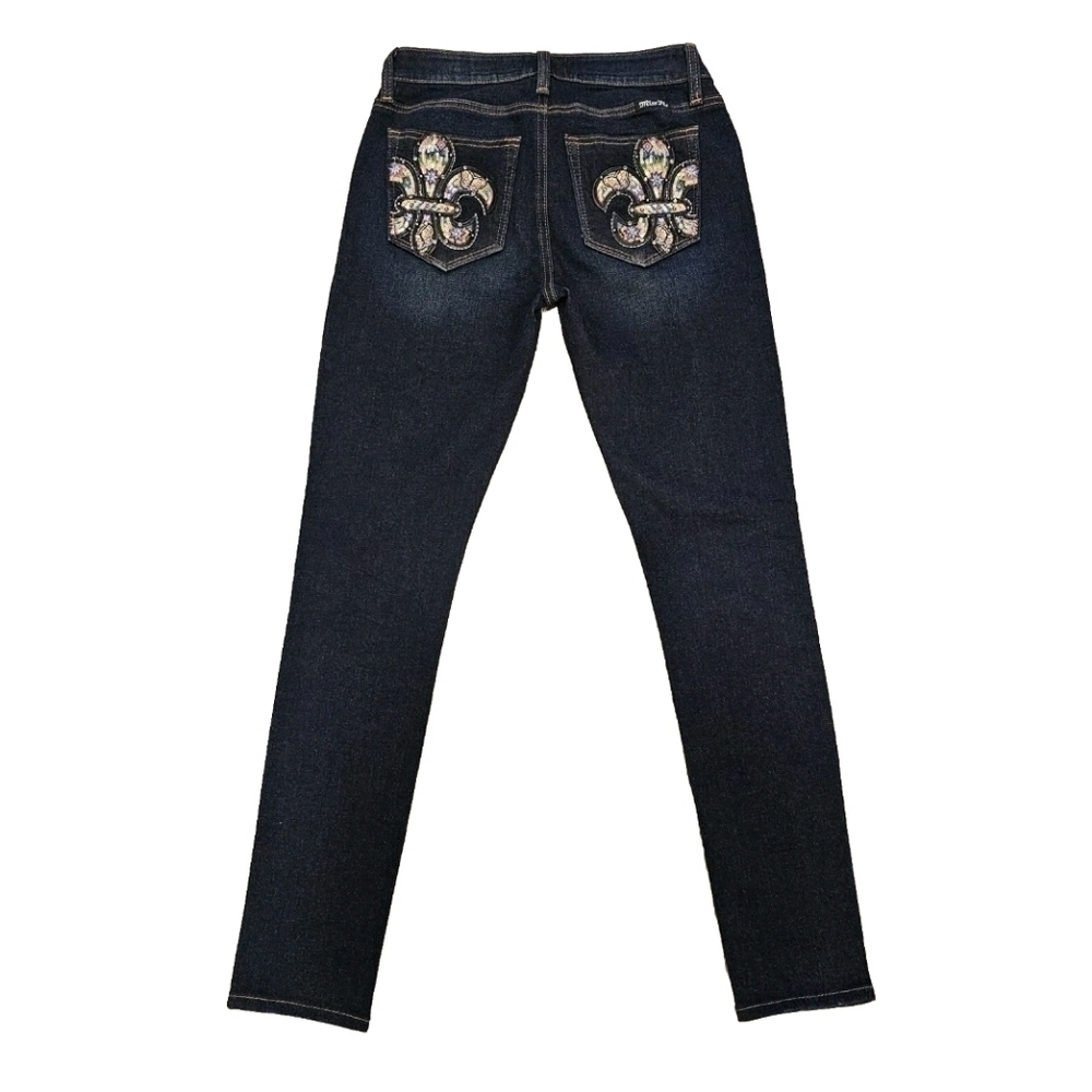 NEW Miss Me Skinny Jeans Embroidered Back Pockets